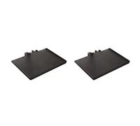 BUAGOUWZ 2X Morsetto per Montaggio su Vassoio per Supporto per Microfono su Supporti per, Supporto per Microfono da Tavolo con 24X17,5 cm (Supporto Non Incluso)