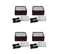 BUAGOUWZ 4X ETC-974 Regolatore di Temperatura Digitale Termostati per Microcomputer Termostato Allarme di Refrigerazione Sensore 220V