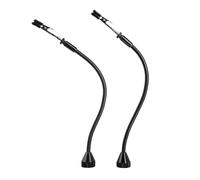 BUAGOUWZ Completo Bloccaggio Nero | Contenuto: 2 bracci magnetici, 2 morsetti a coccodrillo, 2 coperture in gomma; confezione ideale come regalo per artigiani.