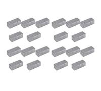 BUAGOUWZ per Pedaliera nel Alluminio con Pedale per Effetti Chitarra 20 Pezzi per Kit Pedale Chitarra DIY 1590A