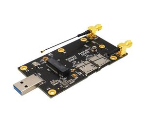 BUAGOUWZ USB 3.0 A NGFF M. 2 Chiave B Scheda di Espansione 'Adattatore per Modulo 3G/4G/5G M. 2 Scheda WiFi con Doppia Scheda SIM Nano SIM 5G Antenna