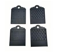 BUAGOUWZ Vassoio -Perline 3/4/6/8 mm in Plastica Nero | Misurazione precisa delle perline: 100 pezzi per 3/4 mm e 50 pezzi per 6/8 mm, eliminando incertezze.