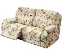 BUAOGDVG Copripoltrona Relax Reclinabile Elettrica Con Tasche Fodera Per Poltrona,Universale Coprisedile Chivas Poltrona Reclinabile Relax Completo Elasticizzato, Copertura Per Poltrona(3,2 Seat)