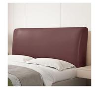BUAOGDVG Copritestiera Letto Matrimoniale Ecopelle Copri Testata Letto | Una Piazza E Mezza Elastica Universale Copertura per Testiera per Letto Protezione(Wine red,1.5-1.7m)