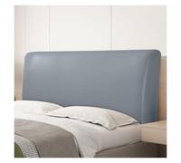 BUAOGDVG Copritestiera Letto Matrimoniale Ecopelle Copri Testata Letto | Una Piazza E Mezza Elastica Universale Copertura per Testiera per Letto Protezione(Gray,1.8-2m)