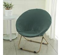 BUAOGDVG Petit Fauteuil Pliable de Salon & Chambre Rond Lecture Pliante Fauteuils D'appoint Portable Chaise en Métal