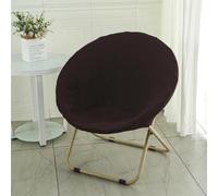 BUAOGDVG Petit Fauteuil Pliable de Salon & Chambre Rond Lecture Pliante Fauteuils D'appoint Portable Chaise en Métal