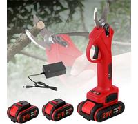 BUARTUK 30mm Potatore elettrico a batteria Cesoie da potatura 600W Albero da frutto Bonsai Potatura Rami Taglierina Utensile elettrico con batteria 21V 2 Battery 1 EU Plug