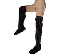 Bub-up sopra Il Ginocchio Ghette da Bicicletta, Nero, L Große Größen Extra Lang Unisex-Adulto