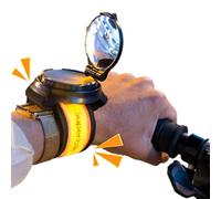 Bub-up Superbikero │ Braccialetti con specchietto retrovisore e indicatore di direzione per biciclette e scooter. Con segnale fisso o lampeggiante, uno dotato di specchietto retrovisore integrato