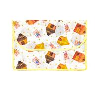 Bubabù Porta Bavaglino in Cotone per Asilo e Scuola Materna, Dimensione 20x29 cm, per Bambini 3-5 Anni, Made in Italy (PORCELLINI)