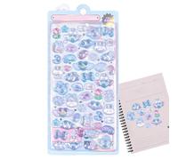 Bubble - 3D Puffy Adhesive Art, Textured Raised Decals, Vibrant Embossed Sticker Set, Fun Decorative Collection | With Cute Design For Scrapbook Phone Case Diary Kids Teens Girls Boy