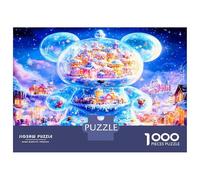 Bubble Bear Park 1000 Pezzi Puzzle Per Adulti Whimsical Fantasy Joy Set Puzzle Cartone Robusto - Puzzle Coppia Ultra Difficile, Top Valutato, Attività Perfetta in Casa Per Tutti 38x26cm/1000pcs