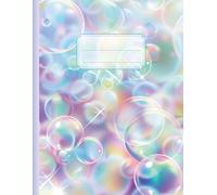 Bubble Daydream - Dreamy Notebook Collection: 140-Page Quad Ruled Composition Book with Light 1/4 Inch Squares | Whimsical Bubble-Pattern Journal for Math, Sketching & Creative Thinking