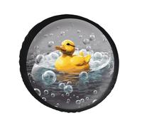 Bubble Duck, copertura per ruota di scorta in pelle PVC, antipolvere, impermeabile, per camper, camper, camion, SUV, diametro 71-86 cm