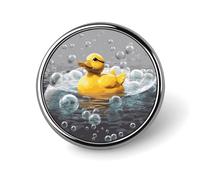 Bubble Duck Distintivo Rotondo Carino Spilla Cappelli Giacche Decorazione Personalizzata Spilla Abbigliamento Gioielli Accessori per Festa di Nozze Regalo