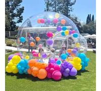 Bubble House che non si incolporre nella pioggia forte | Materiale antideflagrante addensato | Il miglior piano di backup per matrimoni all'aperto 2.5M dia