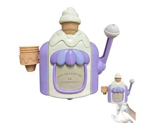 Bubble Ice Cream Maker Bath Toy Pretend Play Water Toy Improve Family | Bathtub Bubble Machine for Playtime Indoor Home Pool Shower Kids Girls Boys