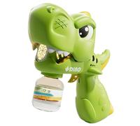 Bubble Launcher | Bubble a bolla di dinosauro elettrico | Funzionamento della batteria, giocattoli esterni interni per bambini ragazze gipli estiva estate