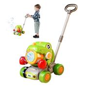 Bubble Lawn Mower, Dinosaur Bubble Machine, 17.72x6.5in Leakproof Waterproof Toy, Portable Fun Design, Easy to Use for Boys, Garden, Backyard, Playground, Beach Activities