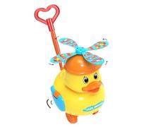 Bubble Lawn Mower - Gabbotto per bambini per bambini migliorati | Attira i bambini piccoli giocattoli per anatra gialli con il suo design colorato | Il bambino che impara a camminare per una sicurezza