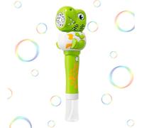 Bubble Machine - Automatic Dinosaur Bubble Blower Toy | Light and Music Bubbles Maker Machine | Fun Interactive Outdoor Play Toy for Boys Girls Age 3-5 Party Backyard Park