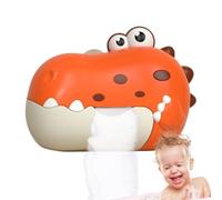 Bubble Machine, Bath Toy, 8.27x6.1x3.15in Dinosaur Shape, Musical Function, Electric, Includes Suction Cup for Baby Bath Time, Age 3+, Birthday Gift, Fun Company, Indoor