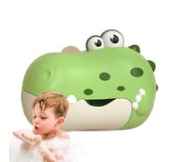 Bubble Machine, Bath Toy, 8.27x6.1x3.15in Dinosaur Shape, Musical Function, Electric, Includes Suction Cup for Baby Bath Time, Age 3+, Birthday Gift, Fun Company, Indoor