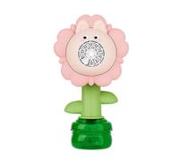 Bubble Machine Blower, Automatic Flower Toy, 11.02 inches, Colorful Light Spinner, Portable Interactive Game, Backyard Play Equipment, Cute Animal Design, for Outdoor Fun Gift