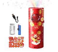 Bubble Machine - Bubble Maker, Bubbles Machines with Lights, Portable Automatic Blower Toy, New Year Bubbles Machine for Wedding, New Years, Party Decorations, Kids Birthday, Outside Activities