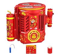Bubble Machine Electric - Automatic 36 Hole Firework Blower, Portable Light and Sound Bubble Maker for Boys and Girls | New Year Party Toy, Preschool Fun, Birthday Celebration, Indoor Outdoor Play