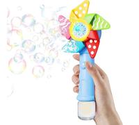 Bubble Machine - Electric Handheld Flower Pretend Play Toys | Fully Automatic, Kids Battery Powered Bubble Wand | For Outdoor Indoor Home Backyard Beach Pool School Preschool Girls Boys