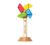 Bubble Machine, Electric Toy with Music and Light, 11.34x4.57 inches 3 Speed Interactive Glow Windmill Bubble Maker for Kids, Backyard Garden Party, Birthday, Easter, Christmas