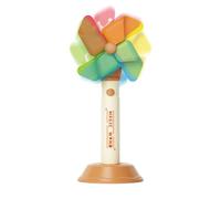 Bubble Machine, Electric Toy with Music and Light, 3-Gear Glow Windmill Maker for Kids, 11.34x4.57 Inches, Backyard Garden Party Birthday Easter Christmas Beach Fun