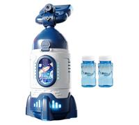 Bubble Machine For Bike - 10.63 Inch Car Mounted Rocket Launcher Bubble Machine | Bubbles Pendant With Lights Rocking | Remote Control Riding Car Mounted Bubbles Toy For Kids 3+.