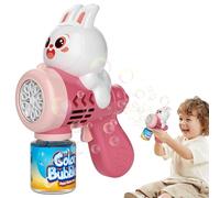 Bubble Machine For Kids - Macchina per bolle elettriche per cartoni animati fuori dal giocattolo - con manico ergonomico, gioco da spiaggia all'aperto portatile per attività estive parco pic-nic