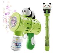 Bubble Machine for Toddler 1-3 | 2 Pieces Panda Bubble Blower Machine - Stage Accessories for School Bath Beach Outdoor Playground Toddler Wedding Summer Backyard Parties