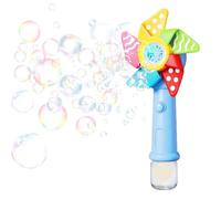 Bubble Machine Kids Toy, Handheld Flower Bubble Maker, Outdoor Indoor Foam Blower Toy for Backyard Beach Pool School Preschool Party Play Fun for Boys Girls Gift Activity Set