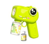 Bubble Machine per bambini, dispenser di sapone portatile con luce