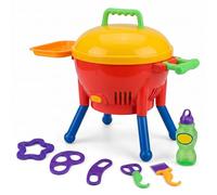 Bubble Machine - Set da gioco automatico per grill per bambini con pezzi di assemblaggio, giocattolo da esterno portatile per la spiaggia del cortile