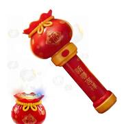 Bubble Machine - Soffiatore di fuochi d'artificio | Spruzzatore di luce musicale - Generatore di bolle celebrative ad alto rendimento, giocattolo colorato per festival, bagno all'aperto per bambini, e