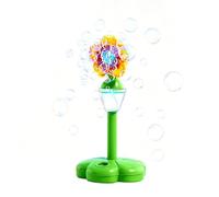 Bubble Machine, Sunflower Standing, 7,48 x 7,48 x 37,01 pollici Ricaricabile Insight Design, Manuale Swing Tool with Balance, Automatic Accessory for Kids Boys Girls, Home Accessories for Lawn and