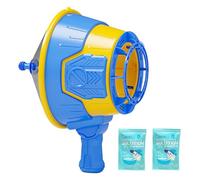 Bubble Machine, Toddler Air Cannon Toy, Interactive Bubble Blower, Portable Outdoor Play Gadget, Fun Bubbles Toys for Kids, Garden, Backyard, Parties, 8.74x5.59x11.97 inches
