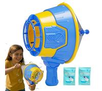 Bubble Machine | Ventilatore portatile per cannoni ad aria per bambini e adulti | giocattolo interattivo all'aperto per parco, giardino, terrazza, feste, in famiglia e intrattenimento