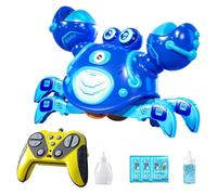 Bubble Machine with Light Music Electric Interactive - 31 x 18 x 12 cm Bubble Blower Crawling Crab Toy,for Boys Girls Kids Home School Outdoor Camping Beach Birthday Holiday