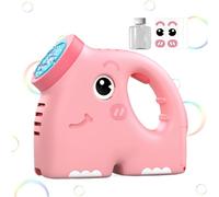 Bubble Maker - Handheld Automatic Cartoon Animal Toy | Portable Battery Operated Outdoor Playset with Bubble Solution, Fun Summer Birthday Gift for Kids todlers Boys Girls Adults Friends Family Party