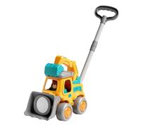 Bubble Maker Kid - Macchina Giocattolo Per Bolle Bulldozer Automatica, Multifunzioni: Giocattoli Educativi Push Walker Con A LED | Ventilatore Per Apprendimento Prescolare Per Produttore Di Schiu
