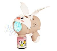 Bubble Maker, portatile Bubble Blower Machine, Automatic Fun Toy, Indoor Outdoor Party Favor, ideale per bambini e adulti, compleanno, compleanno, eventi di intrattenimento, 7,09 pollici