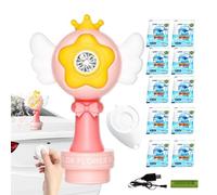 Bubble Maker, ricaricabile Bubble Machine, 5,51 x 9,06 in con luci a LED, Foam Sprinkler per auto Wash, Bath Time, Festival, Pool Parties, Birthdays, Divertimento, Christmas Events, Weddings