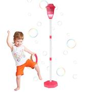 Bubble Maker Stand - Bubble Machine Per Bambini | Blower Per Bolle In Piedi Ricaricabile | Macchina A Bolle Regolabile | Design A Forma Di Lampada Da Strada Giocattolo All'aperto Per Intrattenimento P